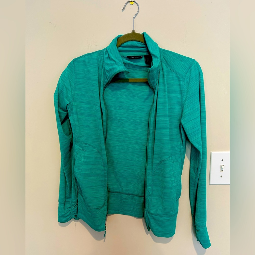 Marmot Women’s Teal full zip lightweight jacket